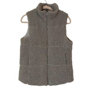 Gentle Fawn Women's Teddy Bear Sherpa Fleece Vest- Size XXS